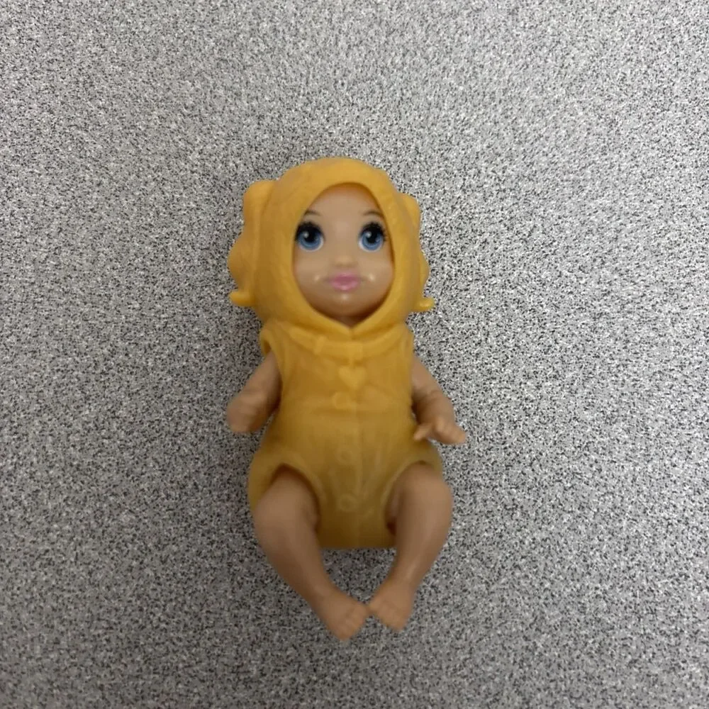Barbie Skipper Babysitters Inc Baby in Rubber Outfits, Pink Bunny, Brown Doggie